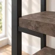 Regał Metalowy Loftowy Industrialny Beton Rdzawy