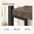 Regał Metalowy Loftowy Industrialny Beton Rdzawy