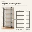 Regał Metalowy Loftowy Industrialny Kaszmir