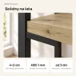 Regał Metalowy Loftowy Industrialny Dąb Evoke
