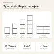 Regał Metalowy Loftowy Industrialny Dąb Cremona