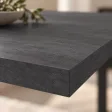 Stół kuchenny z metalowymi nogami - Beton Czarny