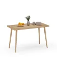 OUTLET Stół kuchenny z nogami bukowymi Dąb Złoty 150×65 cm (uszkodzenie transportowe)