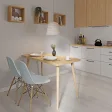 OUTLET Stół kuchenny z nogami bukowymi Dąb Złoty 150×65 cm (uszkodzenie transportowe)