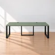 Biurko podwójne Iron Duo Loft - Dymiona Zieleń