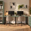 Biurko podwójne Iron Duo Loft - Dymiona Zieleń
