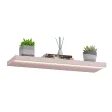 OUTLET Zestaw 3 półek wiszących Różowy: 2× 40×20 cm + LED 60×25 cm (uszkodzenia mechaniczne)
