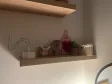 OUTLET Zestaw 3 półek wiszących Różowy: 2× 40×20 cm + LED 60×25 cm (uszkodzenia mechaniczne)