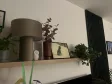 OUTLET Zestaw 3 półek wiszących Różowy: 2× 40×20 cm + LED 60×25 cm (uszkodzenia mechaniczne)