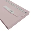 OUTLET Zestaw 3 półek wiszących Różowy: 2× 40×20 cm + LED 60×25 cm (uszkodzenia mechaniczne)