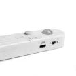 OUTLET Zestaw 3 półek wiszących Różowy: 2× 40×20 cm + LED 60×25 cm (uszkodzenia mechaniczne)