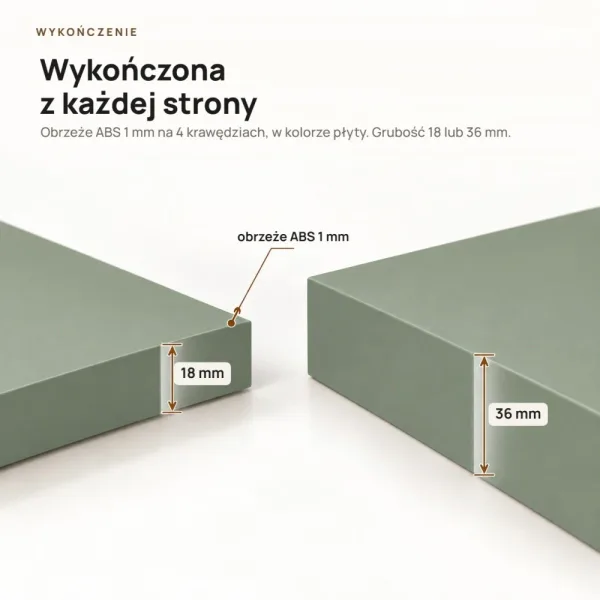 Półka wisząca - Dymiona Zieleń