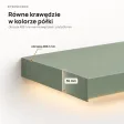 Półka wisząca LED - Dymiona Zieleń