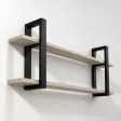 Półka metalowa Kaszmir loftowa