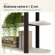 Półka metalowa Kaszmir loftowa