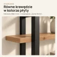 Półka metalowa Dąb Evoke loftowa