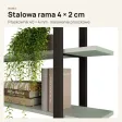 Półka metalowa Dymiona Zieleń loftowa