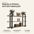 Półka metalowa Dąb Cremona loftowa
