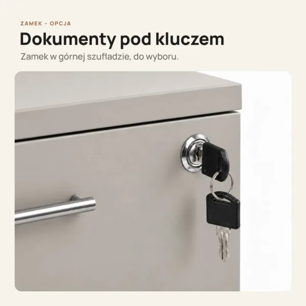 Kontenerek pod biurko - Kaszmir