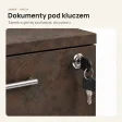 Kontenerek pod biurko - Beton Rdzawy