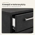 Kontenerek pod biurko - Beton Czarny