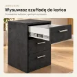 Kontenerek pod biurko - Beton Czarny