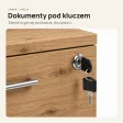 Kontenerek pod biurko - Dąb Evoke