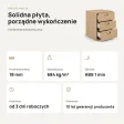 Kontenerek pod biurko - Dąb Cremona