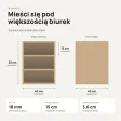 Kontenerek pod biurko - Dąb Cremona