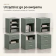 Kontenerek pod biurko - Dymiona Zieleń