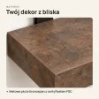 Półka loftowa - Beton Rdzawy