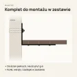 Półka loftowa - Beton Rdzawy