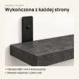 Półka loftowa - Beton Czarny
