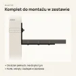 Półka loftowa - Beton Czarny