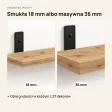 Półka loftowa - Dąb Evoke