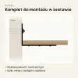 Półka loftowa - Dąb Evoke
