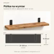 Półka loftowa - Dąb Wotan
