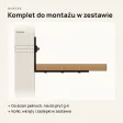Półka loftowa - Dąb Wotan
