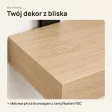 Półka loftowa - Dąb Cremona