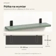 Półka loftowa - Dymiona Zieleń