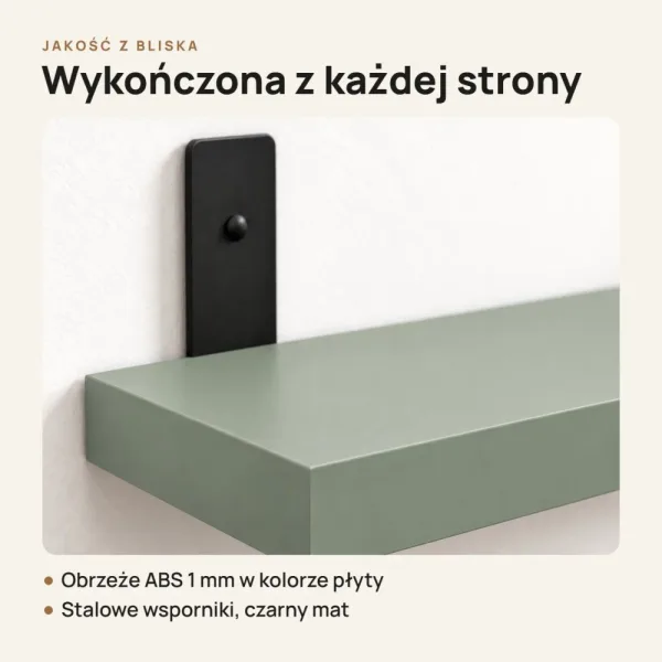 Półka loftowa - Dymiona Zieleń
