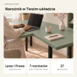 Biurko narożne - Dymiona Zieleń