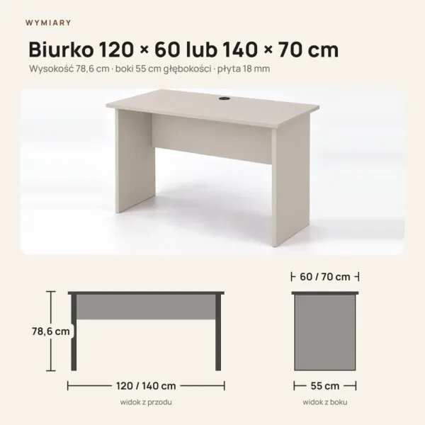 Biurko do pracy - Kaszmir