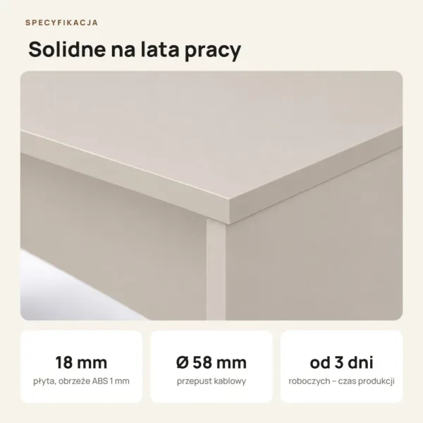 Biurko do pracy - Kaszmir