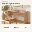 Biurko do pracy - Dąb Evoke