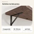 Biurko lewitujące - Beton Rdzawy
