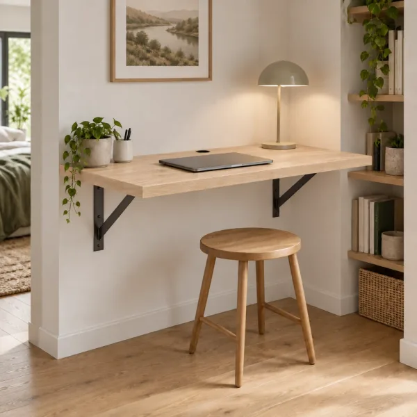 Biurko lewitujące - Dąb Cremona