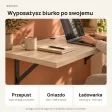 Biurko lewitujące - Dąb Cremona
