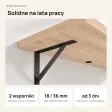 Biurko lewitujące - Dąb Cremona