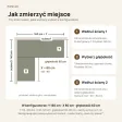 Biurko narożne loft - Dymiona Zieleń